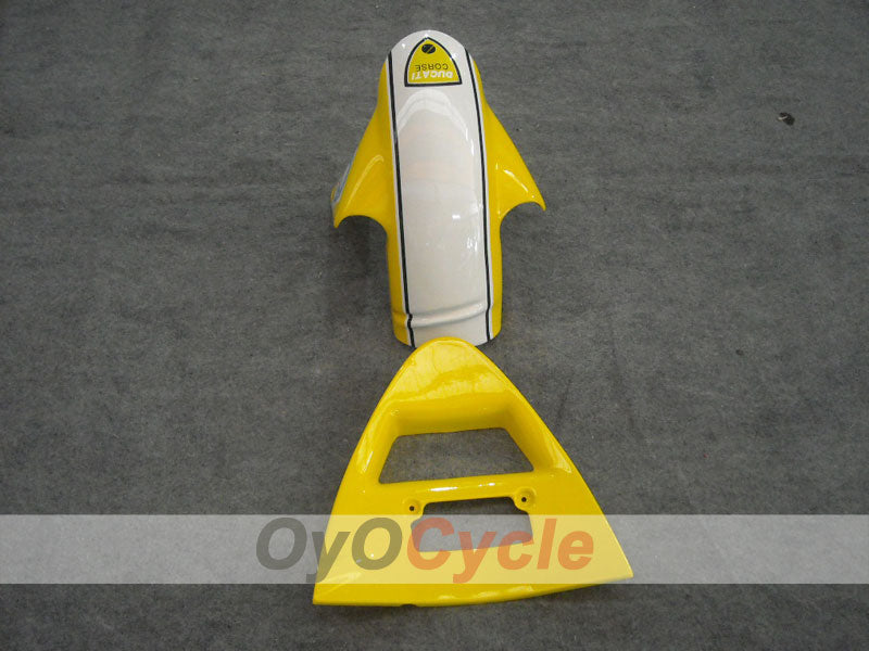 Kit de carénage injecté pour Ducati 998 02-04 - Jaune, blanc - Xerox #OYO87902315
