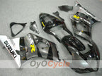 Kit de carénage en injection pour GSX R1000 03-04 - Noir, argent - Style d'origine #OYO87901846