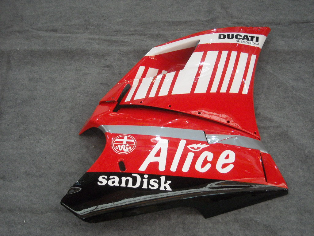 Kit de carénage injecté pour Ducati 748 94-02 - Rouge, noir - Alice #OYO87902029