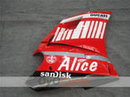 Kit de carénage à injection pour Ducati 996 99-02 - Rouge, blanc - Alice #OYO87902188