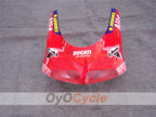 Kit de carénage à injection pour Ducati 996 99-02 - Rouge, blanc - Alice #OYO87902188