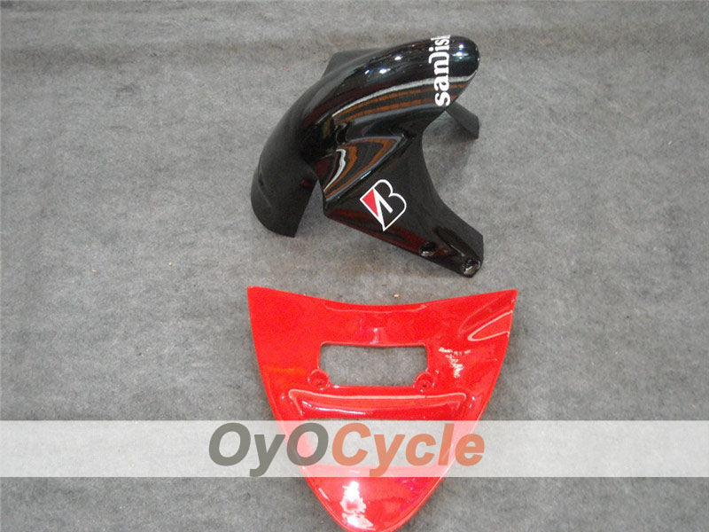 Kit de carénage à injection pour Ducati 996 99-02 - Rouge, blanc - Alice #OYO87902188