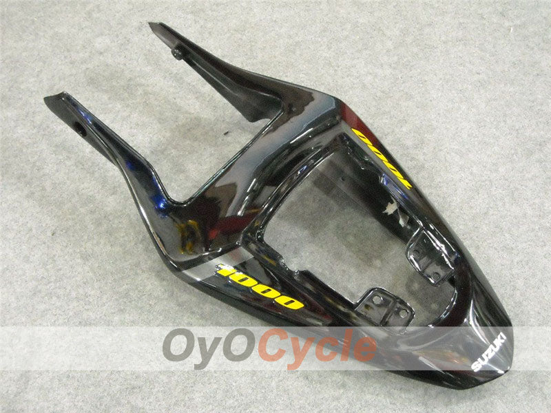 Kit de carénage en injection pour GSX R1000 03-04 - Noir, argent - Style d'origine #OYO87901846
