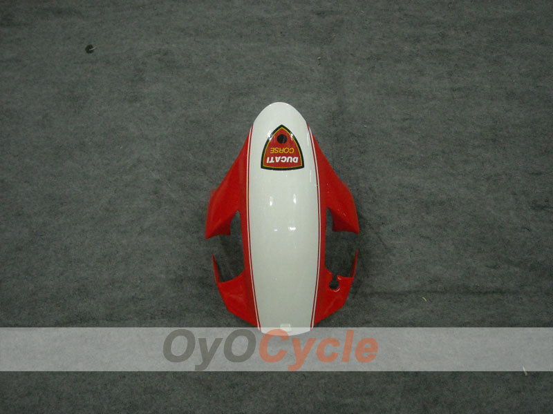 Kit de carénage injecté pour Ducati 749 03-04 - Rouge, blanc - Style usine #OYO87902117