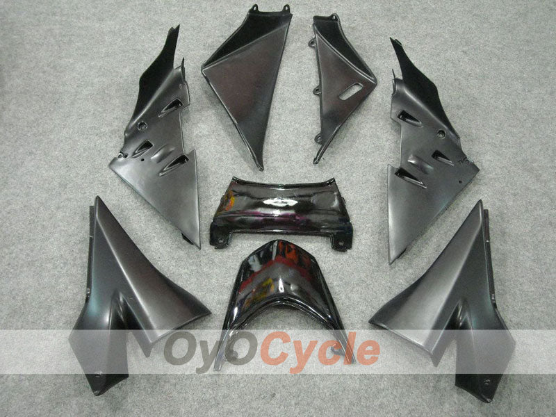 Kit de carénage injecté pour NINJA ZX-10R 04-05 - Blanc, noir - Flamme #OYO87901533