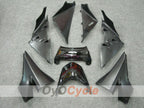 Kit de carénage injecté pour NINJA ZX-10R 04-05 - Blanc, noir - Flamme #OYO87901533