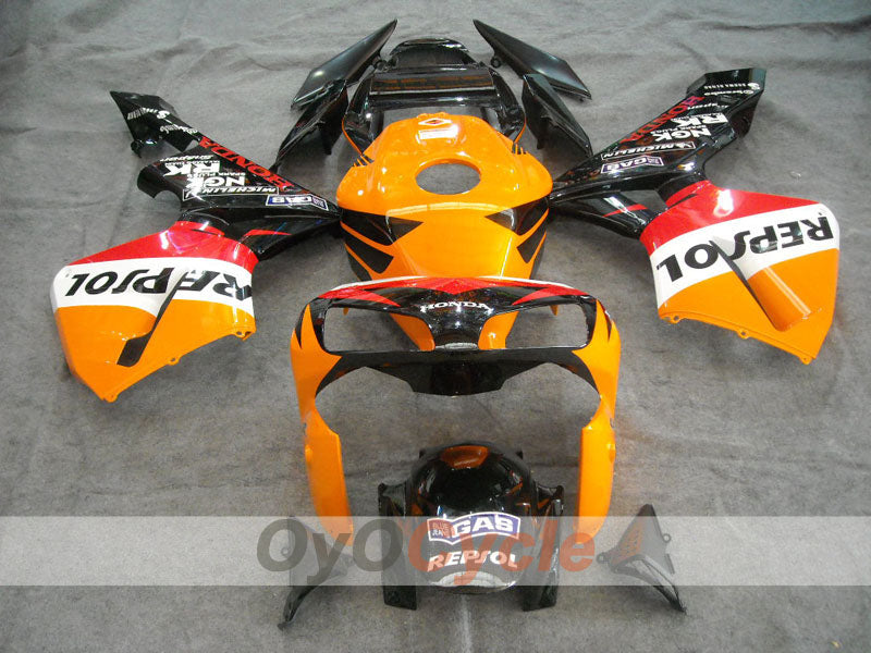 Kit de carénage à injection pour CBR600RR 03-04 - Jaune, Noir - Repsol #OYO87902577 Image secondaire du produit