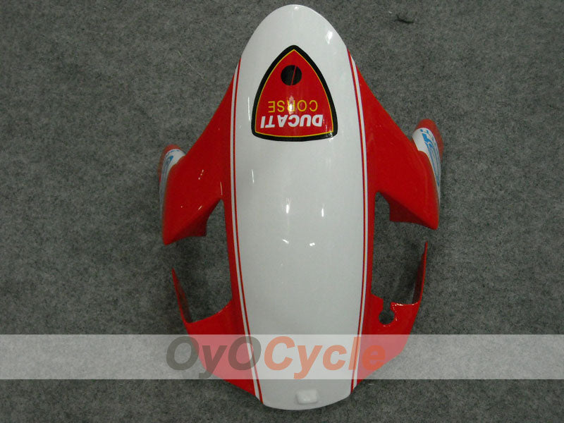 Kit de carénage à injection pour Ducati 999 03-04 - Rouge, Blanc - Xerox #OYO87902360