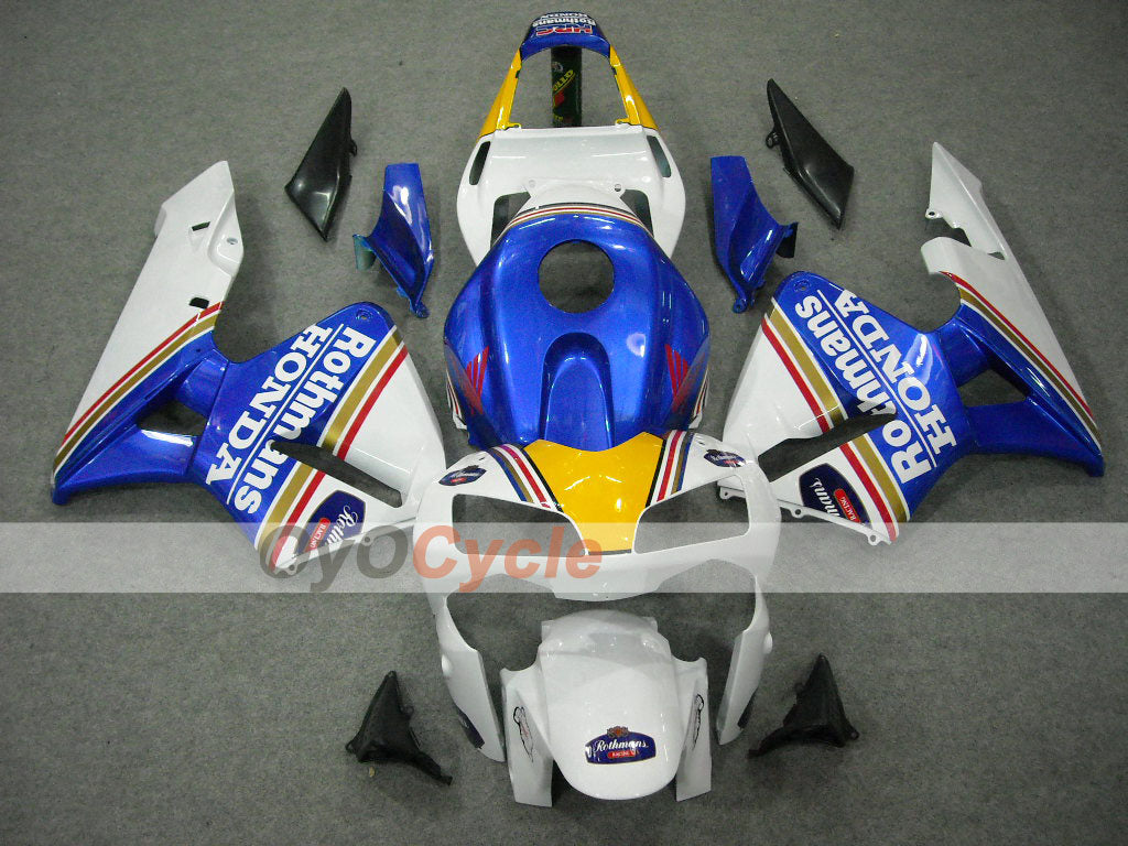 Kit de carénage à injection pour CBR600RR 03-04 - Bleu, Blanc - Rothmans #OYO87902553 Image secondaire du produit
