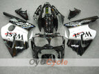 Kit de carénages à injection pour NINJA ZX-12R 00-01 - Blanc, noir - West #OYO87903078