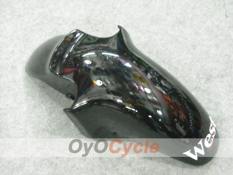 Kit de carénages à injection pour NINJA ZX-12R 00-01 - Blanc, noir - West #OYO87903078