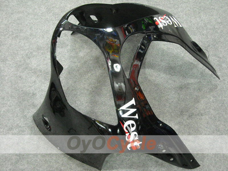 Kit de carénages à injection pour NINJA ZX-12R 00-01 - Blanc, noir - West #OYO87903078