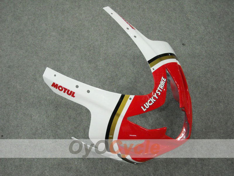 Kit de carénages en injection pour GSXR600 04-05 - Rouge, blanc - Lucky Strike, MICHELIN, MOTUL #OYO87901199
