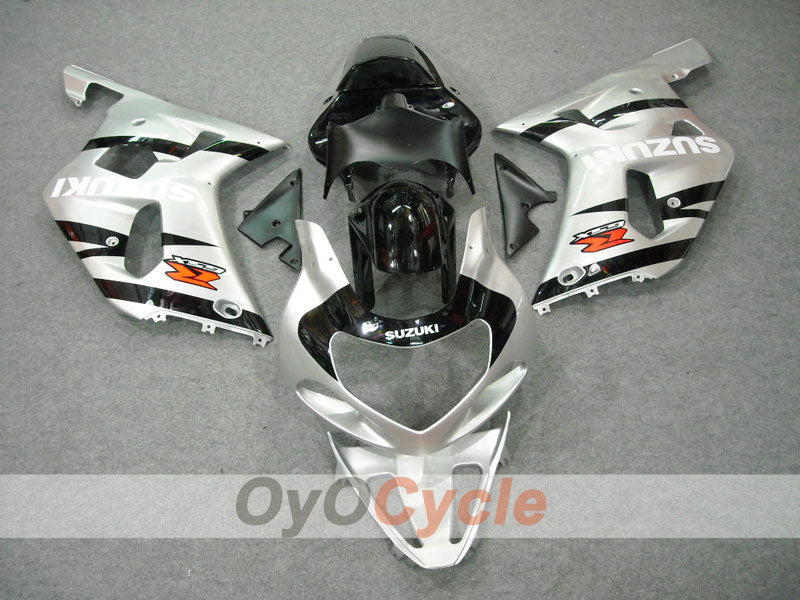 Kit de carénage à injection pour GSX R750 00-03 - Noir, argent - Style d'origine #OYO87901080 Image secondaire du produit