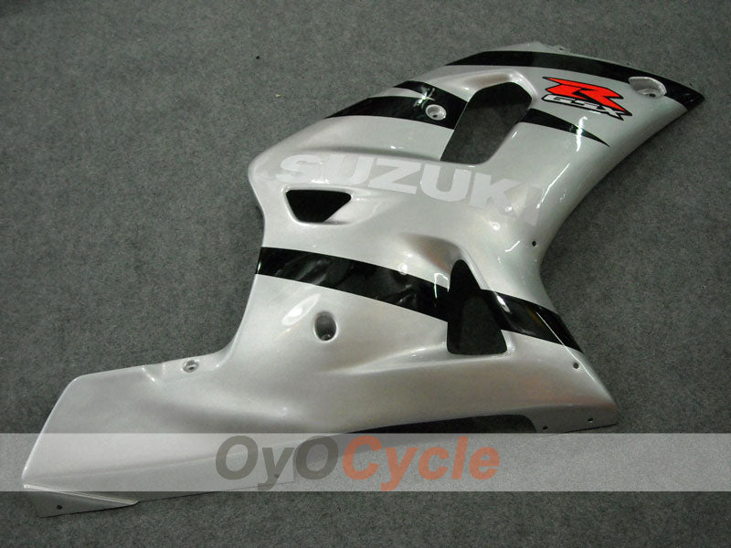 Kit de carénage à injection pour GSX R750 00-03 - Noir, argent - Style d'origine #OYO87901080