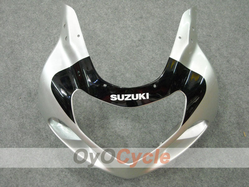 Kit de carénage à injection pour GSX R600 01-03 - Noir, argent - Style d'origine #OYO87901081