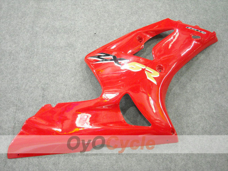 Kit de carénage injecté pour NINJA ZX-6R 03-04 - Rouge - Style d'origine #OYO87901765