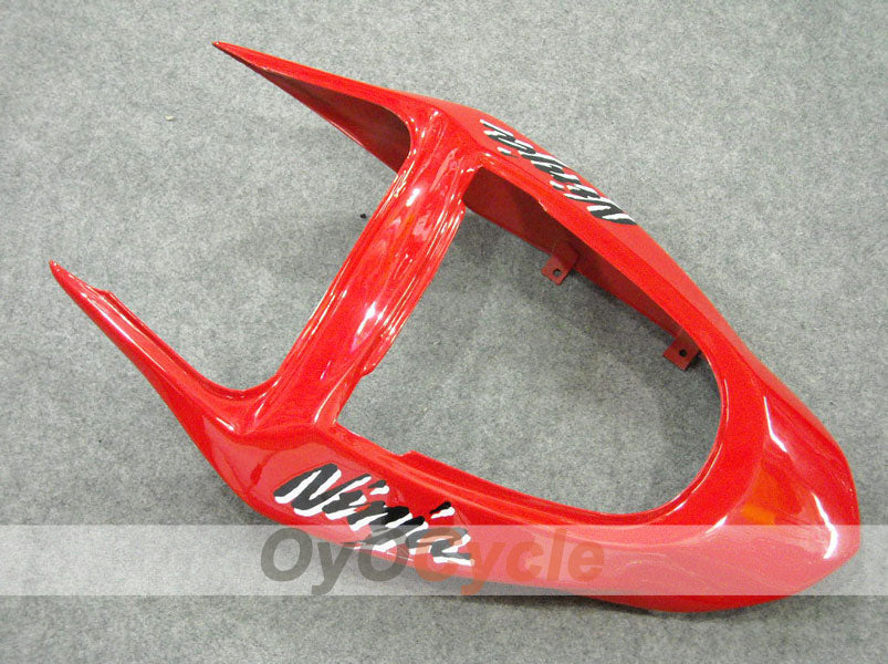 Kit de carénage injecté pour NINJA ZX-6R 03-04 - Rouge - Style d'origine #OYO87901765