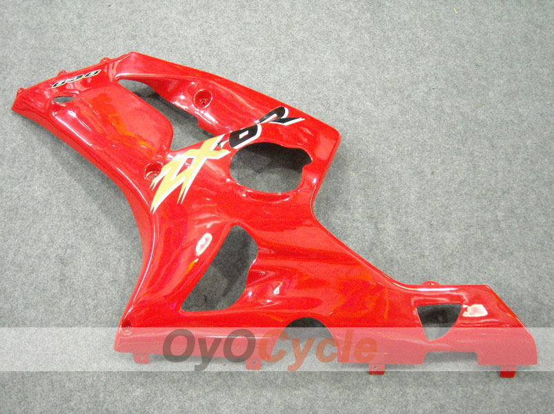Kit de carénage injecté pour NINJA ZX-6R 03-04 - Rouge - Style d'origine #OYO87901765