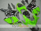 Kit de carénages à injection pour NINJA ZX-6R 05-06 - Vert, Noir - Nakano #OYO87901887