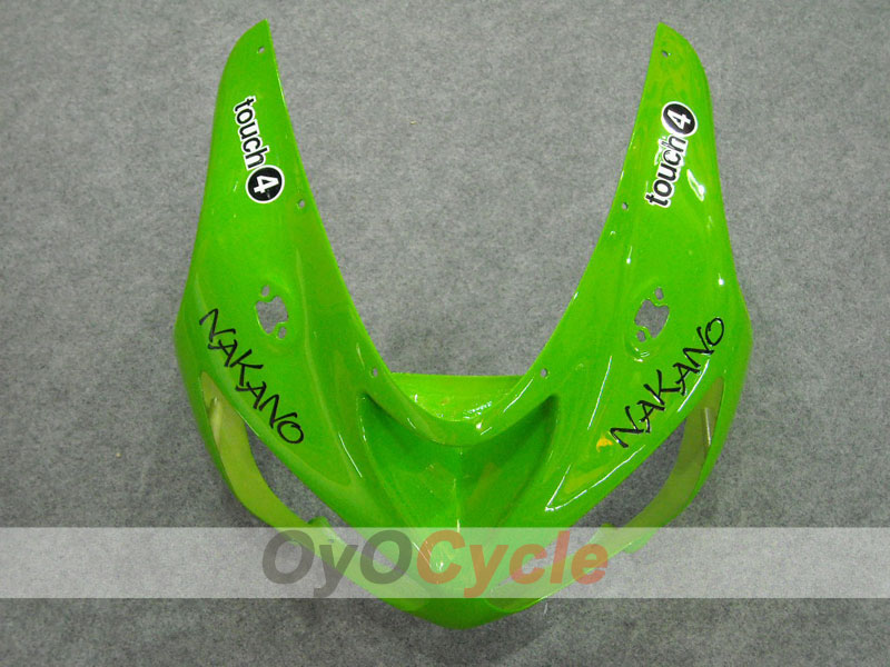 Kit de carénages à injection pour NINJA ZX-6R 05-06 - Vert, Noir - Nakano #OYO87901887