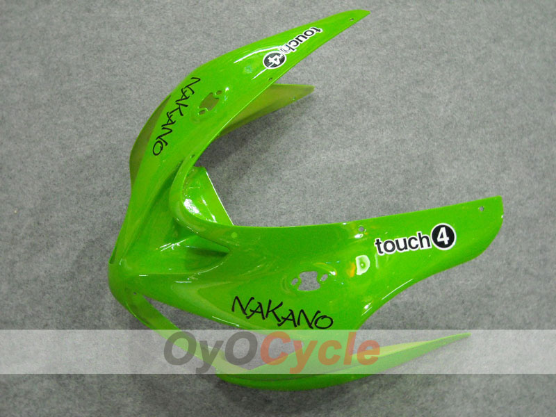 Kit de carénages à injection pour NINJA ZX-6R 05-06 - Vert, Noir - Nakano #OYO87901887