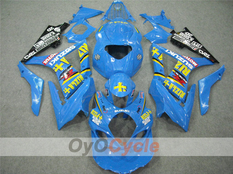 Kit de carénage injecté pour GSX R1000 07-08 - Bleu, noir - MOTUL, Rizla+ #OYO87902151 Image principale du produit