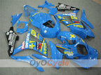 Kit de carénage injecté pour GSX R1000 07-08 - Bleu, noir - MOTUL, Rizla+ #OYO87902151