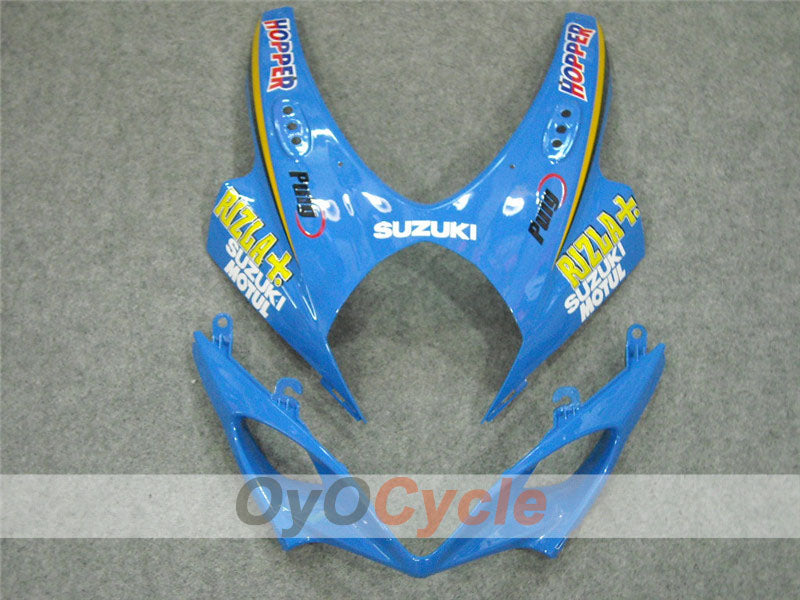 Kit de carénage injecté pour GSX R1000 07-08 - Bleu, noir - MOTUL, Rizla+ #OYO87902151