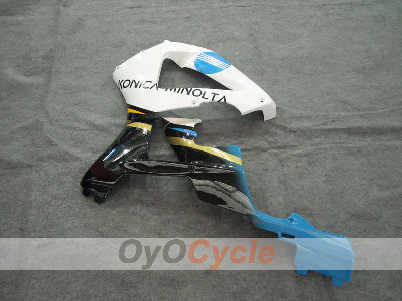 Kit de carénage à injection pour CBR900RR 929 00-01 - Blanc, Noir - Konica Minolta #OYO87902845