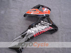 Kit de carénages injectés pour CBR600RR 05-06 - Orange, noir - Castrol, HM Plant #OYO87900252