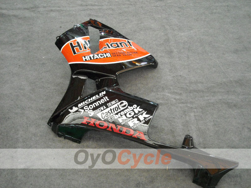 Kit de carénages injectés pour CBR600RR 05-06 - Orange, noir - Castrol, HM Plant #OYO87900252