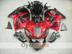 Kit de carénages à injection pour GSXR1300 Hayabusa 99-07 - Rouge, noir - Style usine #OYO87902883