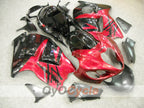Kit de carénages à injection pour GSXR1300 Hayabusa 99-07 - Rouge, noir - Style usine #OYO87902883
