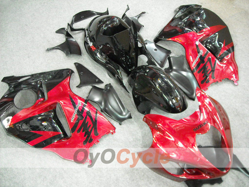 Kit de carénages à injection pour GSXR1300 Hayabusa 99-07 - Rouge, noir - Style usine #OYO87902883 Image secondaire du produit