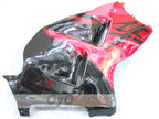 Kit de carénages à injection pour GSXR1300 Hayabusa 99-07 - Rouge, noir - Style usine #OYO87902883