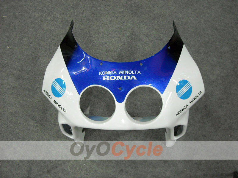 Kit de carénages injection pour CBR250RR 90-94 - Bleu, Blanc - Konica Minolta #OYO87902953