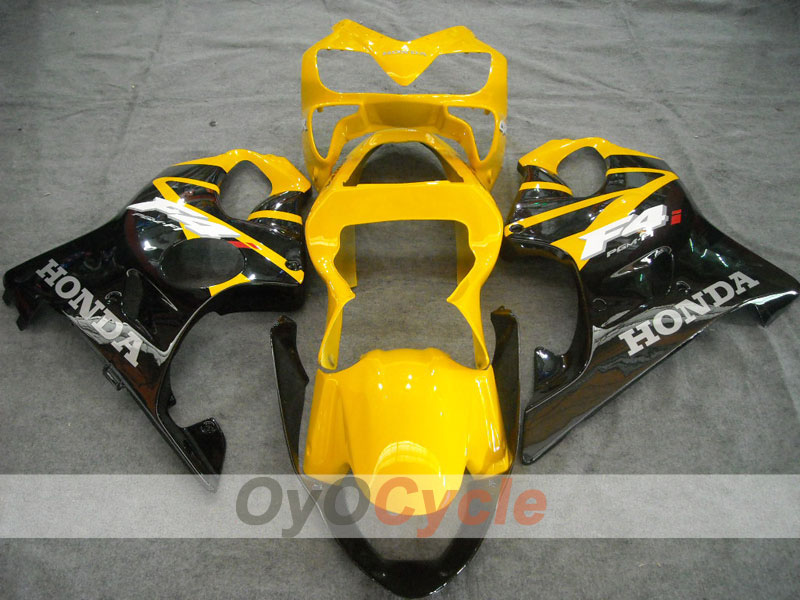 Kit de carénage à injection pour CBR600F4i 01-03 - Jaune, Noir - Style d'origine #OYO87900147 Image secondaire du produit