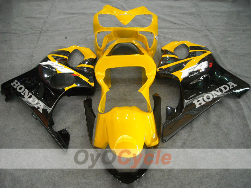 Kit de carénage à injection pour CBR600F4i 01-03 - Jaune, Noir - Style d'origine #OYO87900147 Image principale du produit