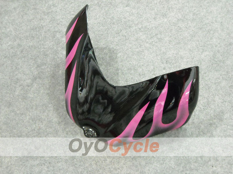 Kit de carénage à injection pour GSX R600 06-07 - Noir, rose - Flamme #OYO87901493