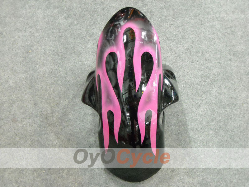 Kit de carénage à injection pour GSX R600 06-07 - Noir, rose - Flamme #OYO87901493