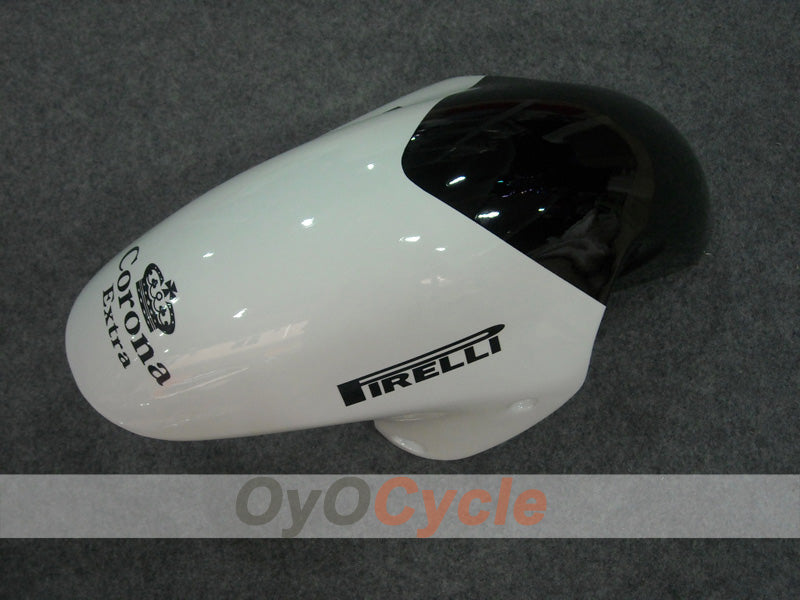 Kit de carénages à injection pour GSXR1300 Hayabusa 99-07 - Blanc, noir - Corona #OYO87902880