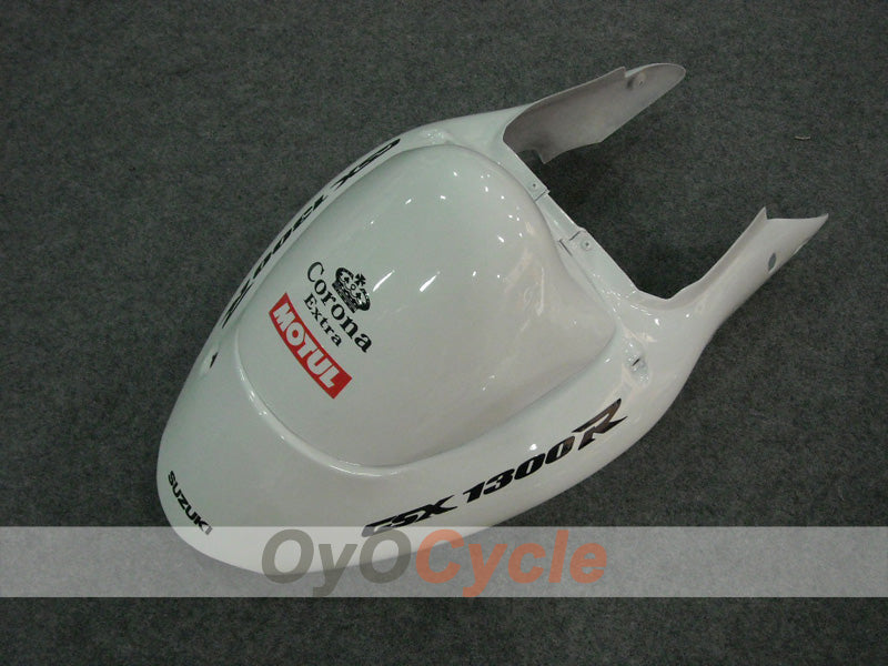 Kit de carénages à injection pour GSXR1300 Hayabusa 99-07 - Blanc, noir - Corona #OYO87902880