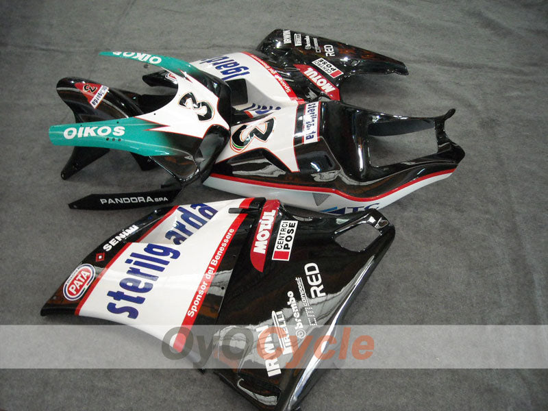 Kit de carénage à injection pour Ducati 996 99-02 - Blanc, Noir - Sterilgarda #OYO87902234 Image principale du produit