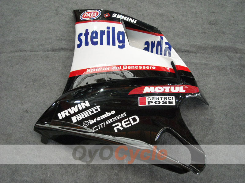 Kit de carénage à injection pour Ducati 998 02-04 - Blanc, Noir - Sterilgarda #OYO87902308