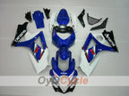 Kit de carénages à injection pour GSX R1000 07-08 - Bleu, blanc - Style usine #OYO87902890