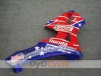 Kit de carénages à injection pour CBR600RR 03-04 - Rouge, bleu - Castrol #OYO87902505