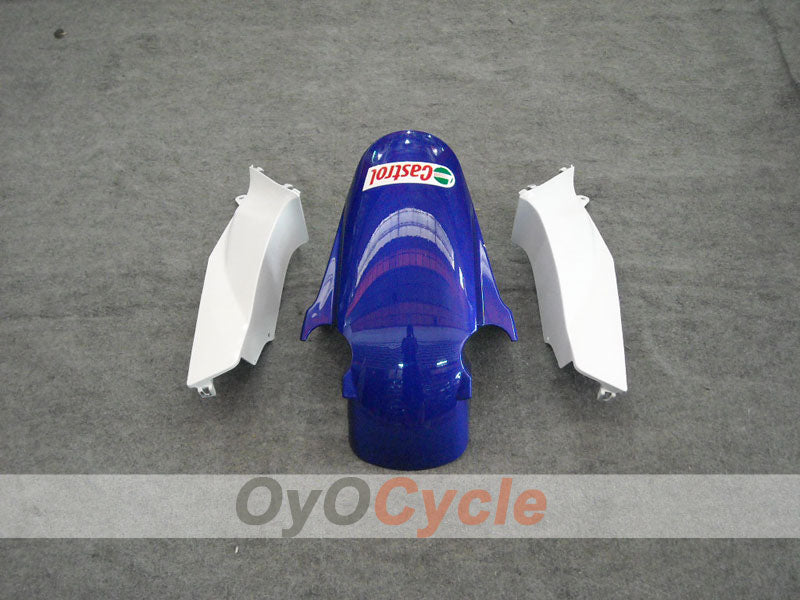 Kit de carénages à injection pour CBR600RR 03-04 - Rouge, bleu - Castrol #OYO87902505