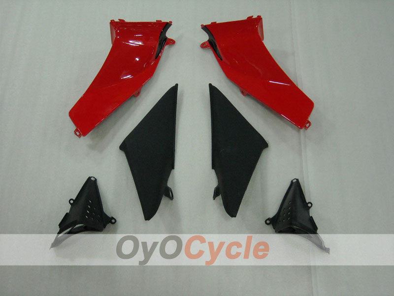 Kit de carénage injecté pour CBR600RR 03-04 - Rouge, noir - Style usine #OYO87902547