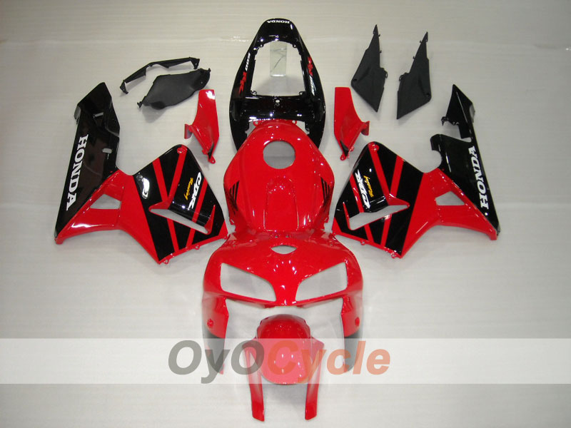 Kit de carénage à injection pour CBR600RR 05-06 - Rouge, Noir - Style d'usine #OYO87900282 Image principale du produit
